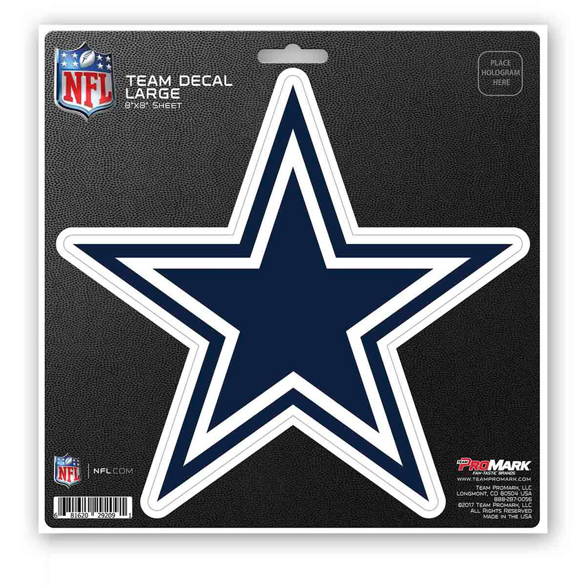 Dallas Cowboys Large Decal Sticker Star Primary Logo