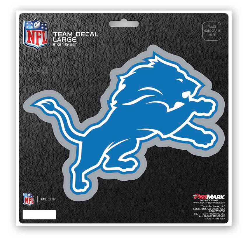 Detroit Lions Large Decal Sticker Lion Primary Logo