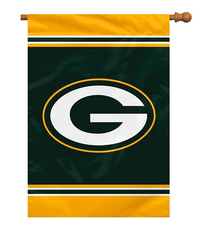 Green Bay Packers 2-Sided 28 X 40 House Banner