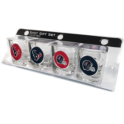 Houston Texans 4 Piece Shot Glass Set
