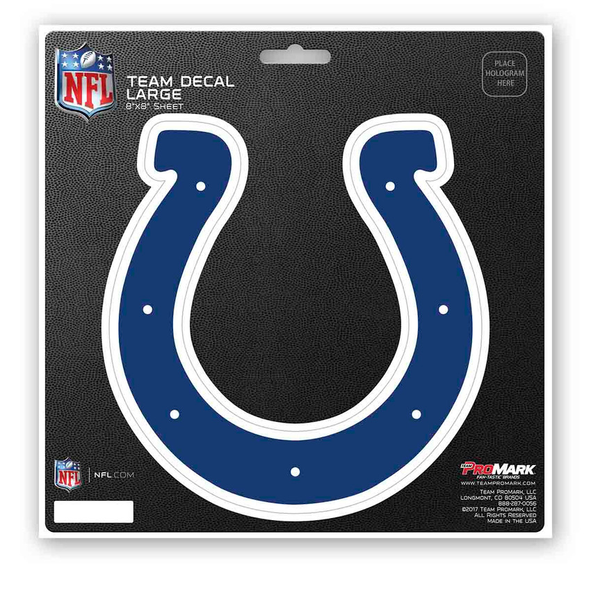 Indianapolis Colts Large Decal Sticker Horseshoe Primary Logo
