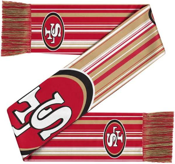 San Francisco 49ers Hyper Stripe Big Logo Scarf
