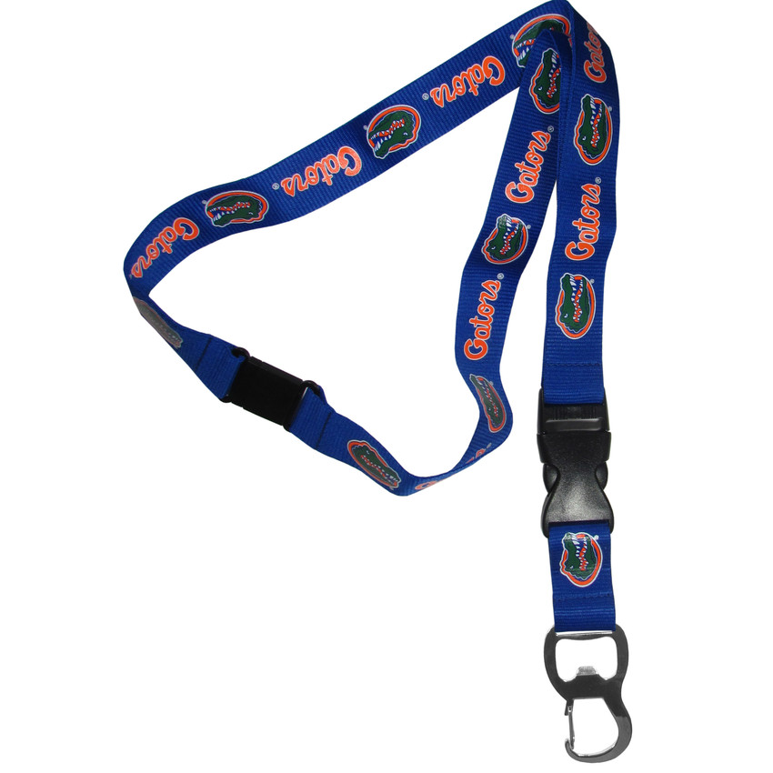 Florida Gators Lanyard Keychain ID Holder NCAA Fan Accessory, Bottle Opener