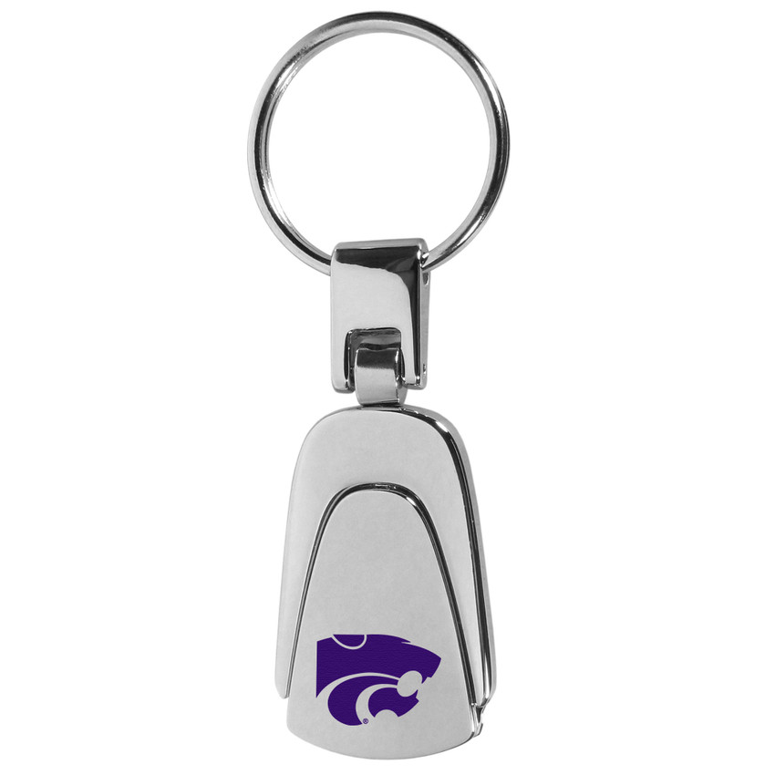Kansas State Wildcats Steel Teardop Key Chain