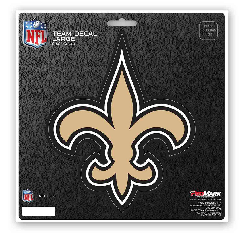 New Orleans Saints Large Decal Sticker Fleur-de-lis Primary Logo