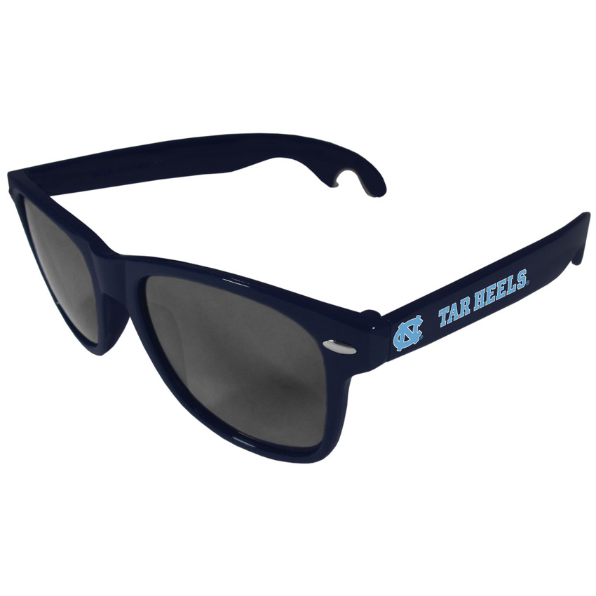 N. Carolina Tar Heels Beachfarer Bottle Opener Sunglasses, Dark Blue