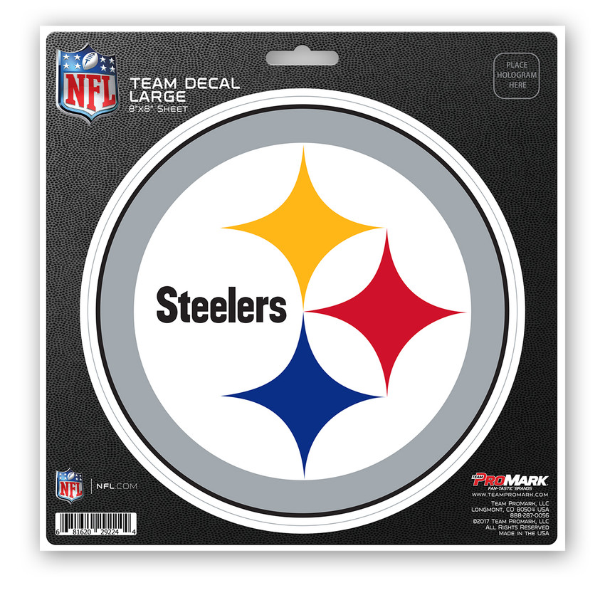 Pittsburgh Steelers Large Decal Sticker Circular Steelers Primary Logo