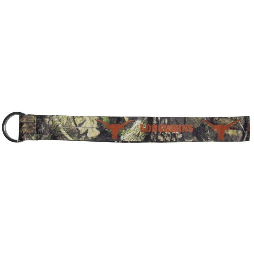 Texas Longhorns Lanyard Keychain ID Holder NCAA Fan Accessory Key Chain, Mossy Oak