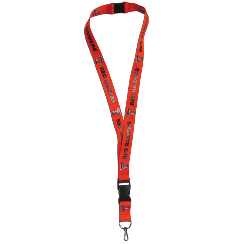 Texas Tech Raiders Lanyard Keychain ID Holder NCAA Fan Accessory