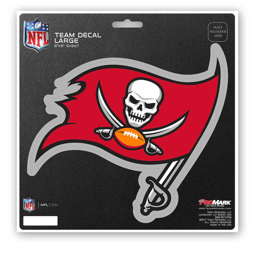 Tampa Bay Buccaneers Large Decal Sticker Pirate Flag Primary Logo