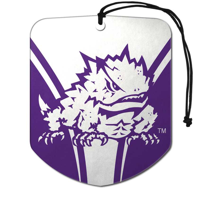 TCU Horned Frogs Air Freshener 2-pk "Horned Frog" Logo & Wordmark