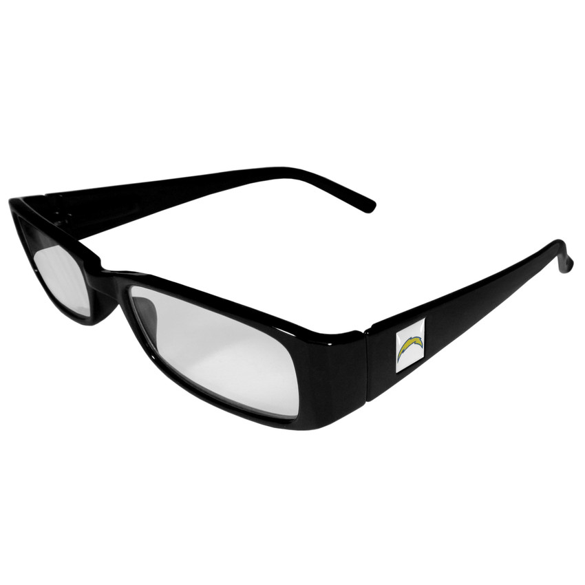 Los Angeles Chargers Black Reading Glasses +1.25