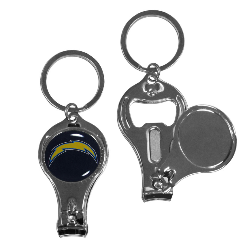Los Angeles Chargers Nail Care/Bottle Opener Key Chain
