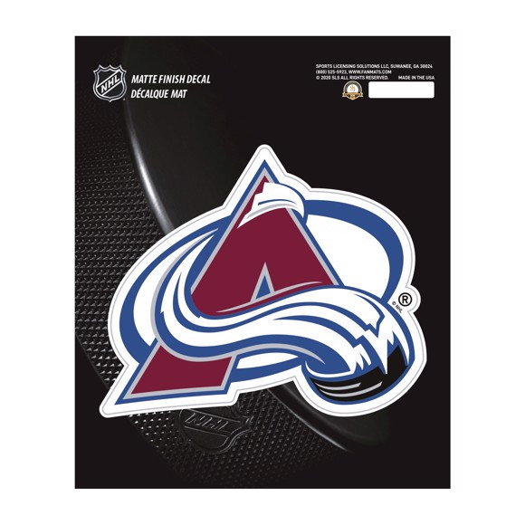 Colorado Avalanche Matte Decal Avalanche Primary Logo