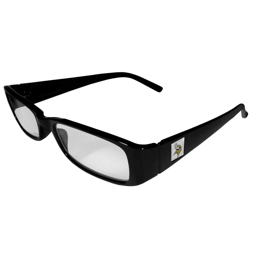 Minnesota Vikings Black Reading Glasses +2.25