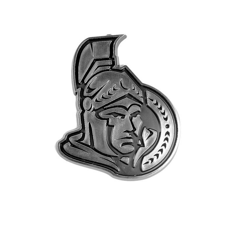 Ottawa Senators Molded Chrome Emblem "Senator" Logo