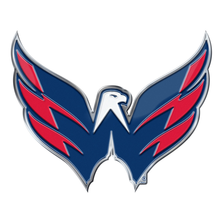Washington Capitals Embossed Color Emblem "Capitals" Logo