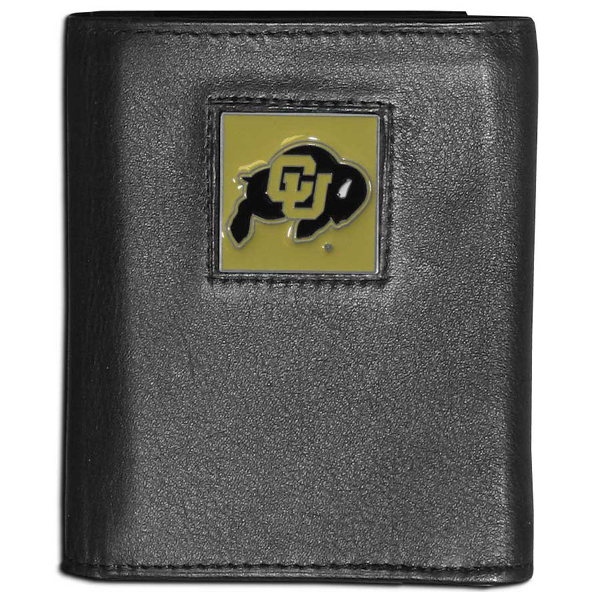 Colorado Buffaloes Leather Tri-fold Wallet