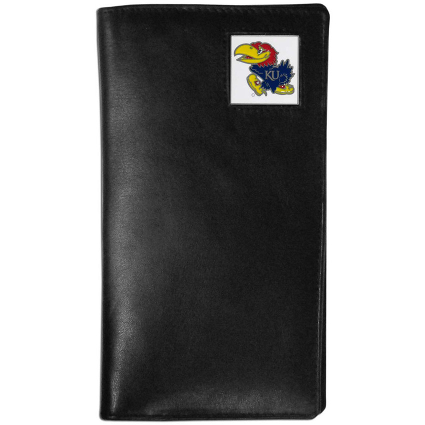 Kansas Jayhawks Leather Tall Wallet