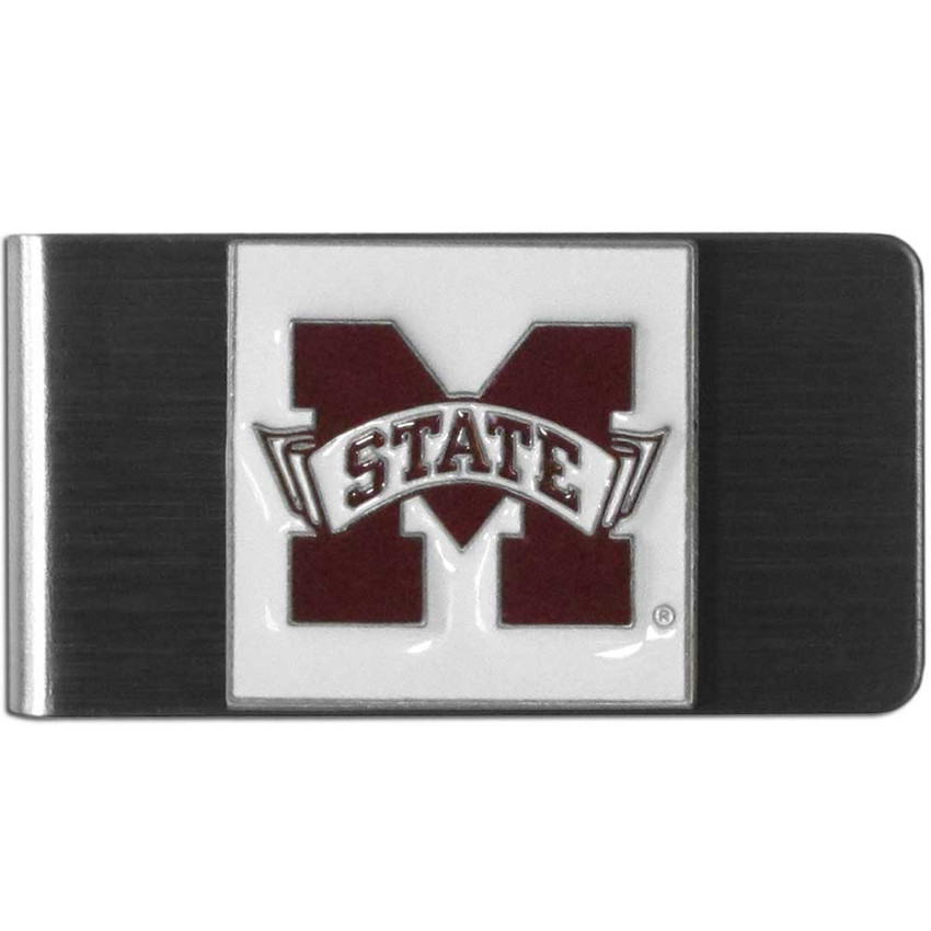 Mississippi St. Bulldogs Steel Money Clip