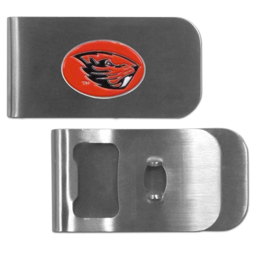 Oregon St. Beavers Bottle Opener Money Clip