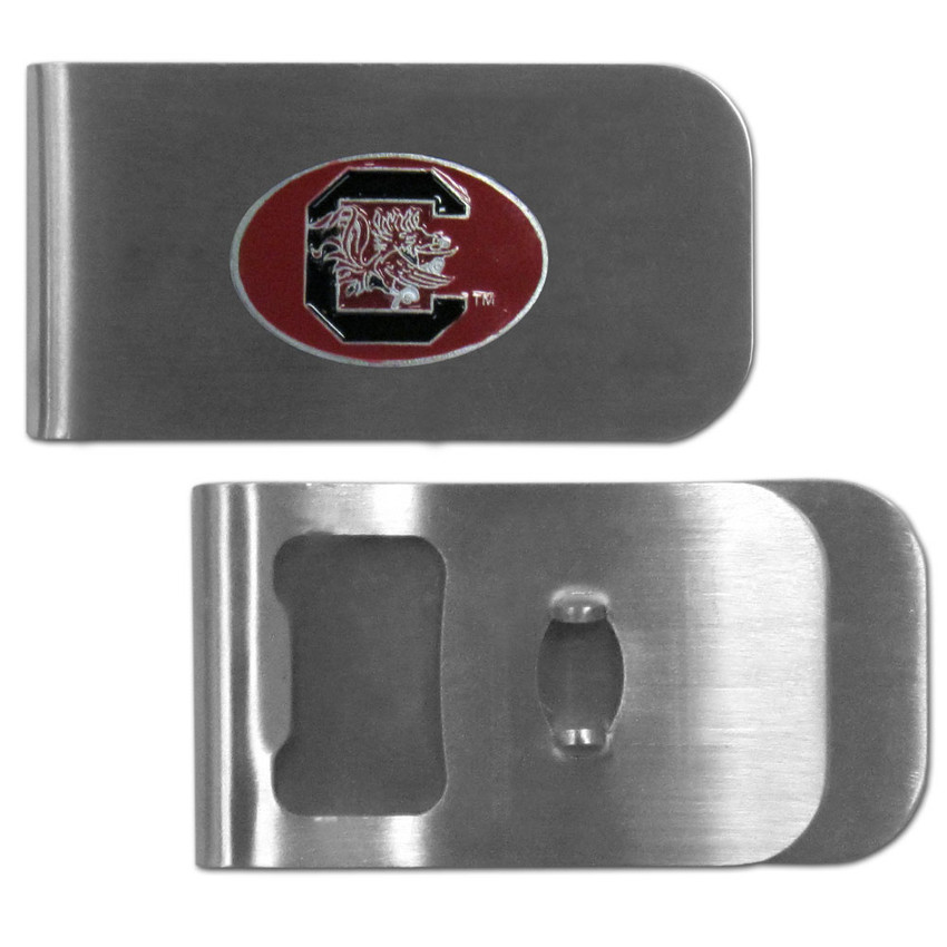 S. Carolina Gamecocks Bottle Opener Money Clip