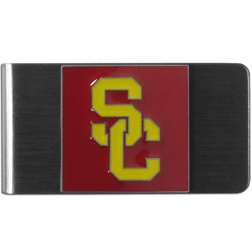 USC Trojans Steel Money Clip