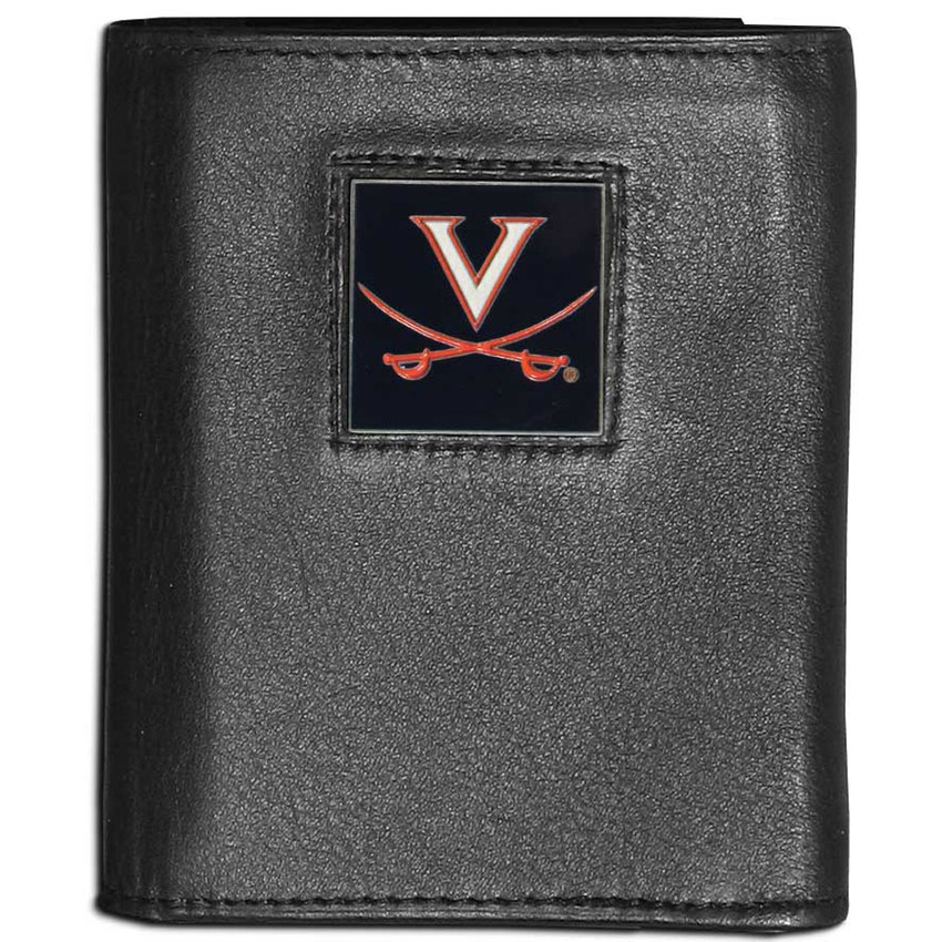 Virginia Cavaliers Leather Tri-fold Wallet