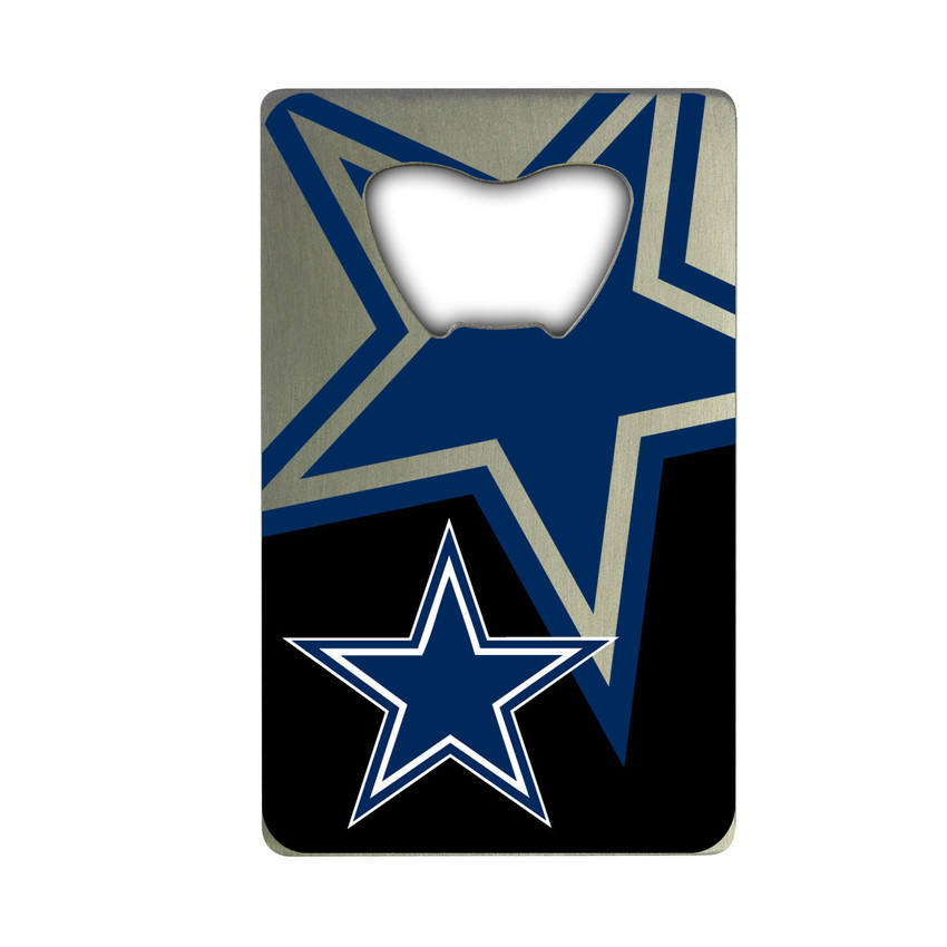 Dallas Cowboys Credit Card Style Bottle Opener - 2 x 3.25 Star Primary Logo