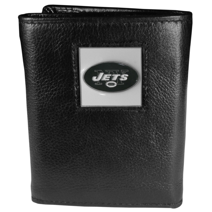 New York Jets Leather Tri-fold Wallet