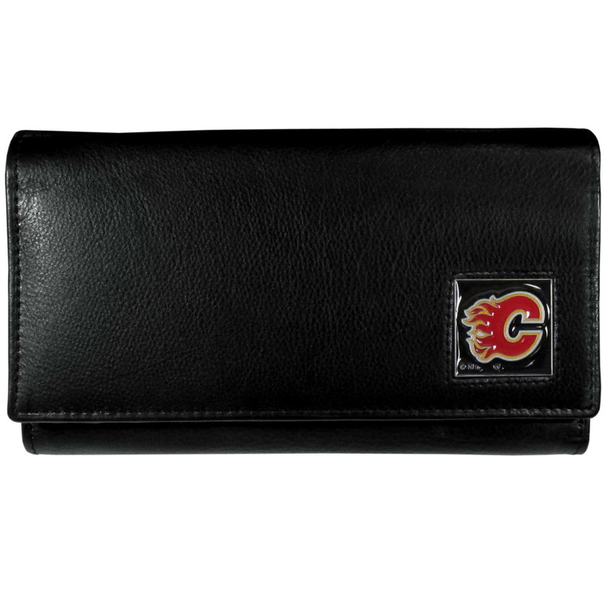 Calgary Flames¬Æ Leather Women's Wallet