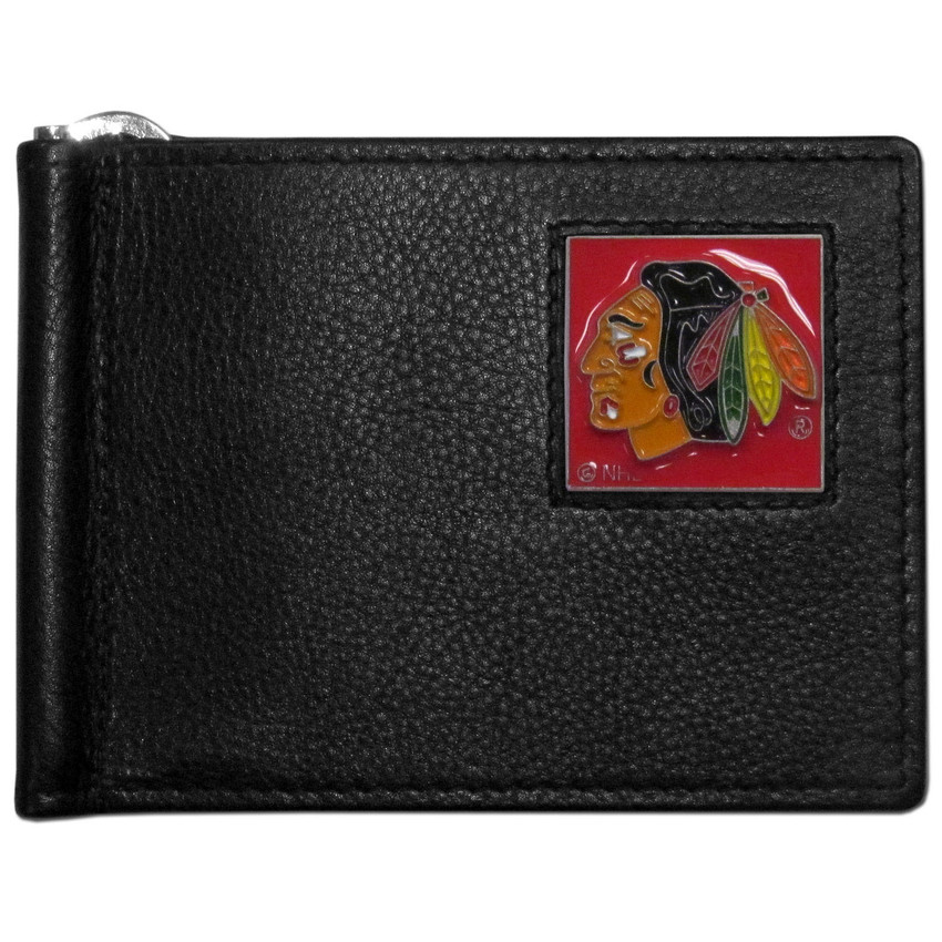 Chicago Blackhawks¬Æ Leather Bill Clip Wallet