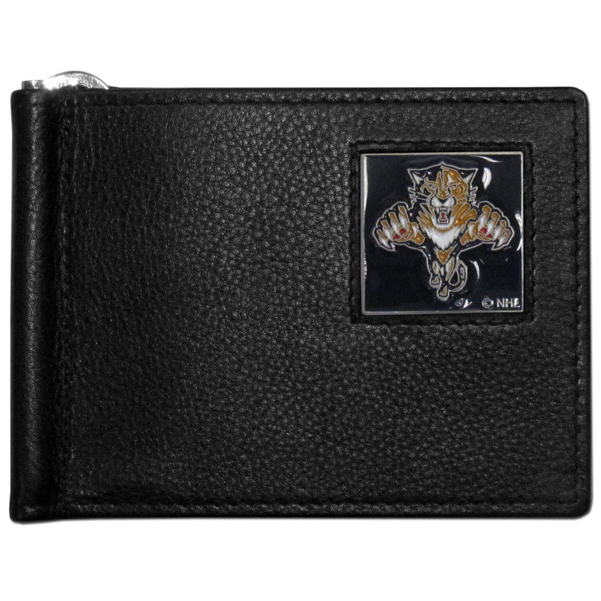 Florida Panthers¬Æ Leather Bill Clip Wallet