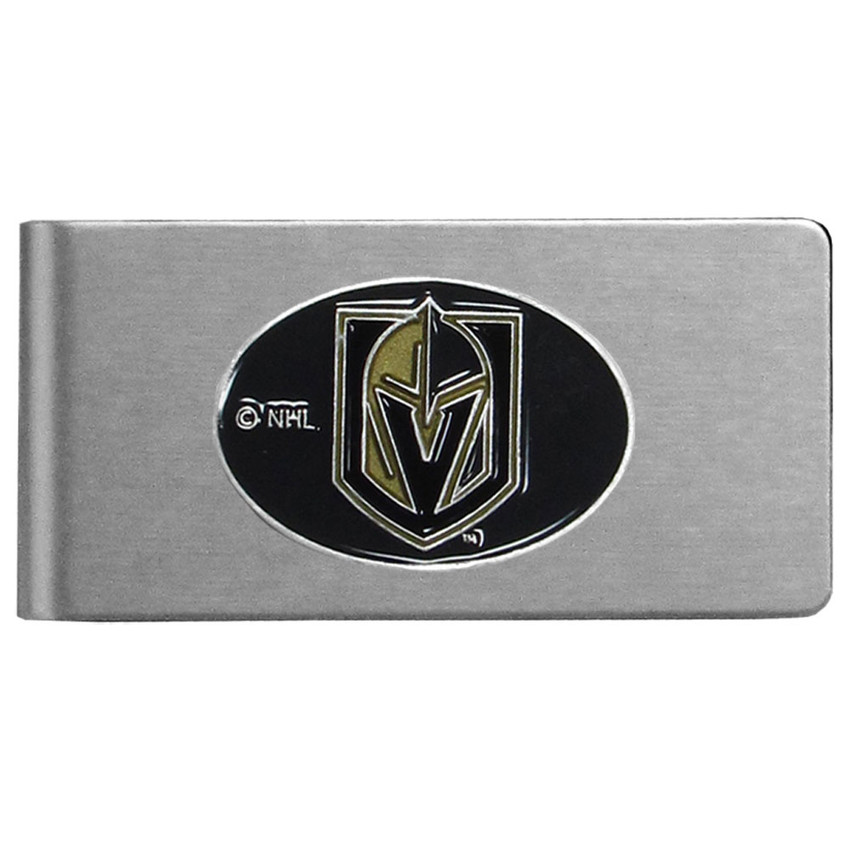 Las Vegas Golden Knights¬Æ Brushed Metal Money Clip