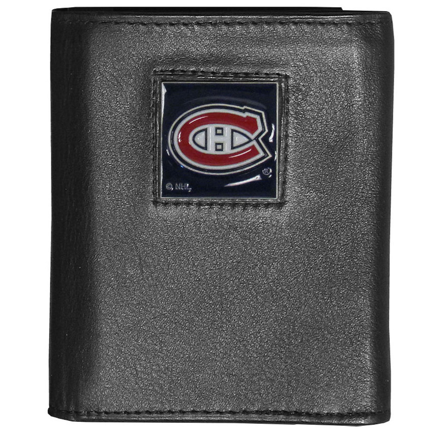 Montreal Canadiens¬Æ Deluxe Leather Tri-fold Wallet