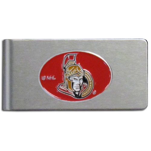 Ottawa Senators¬Æ Brushed Metal Money Clip