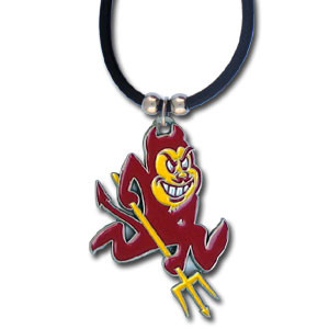 Arizona St. Sun Devils Rubber Cord Necklace