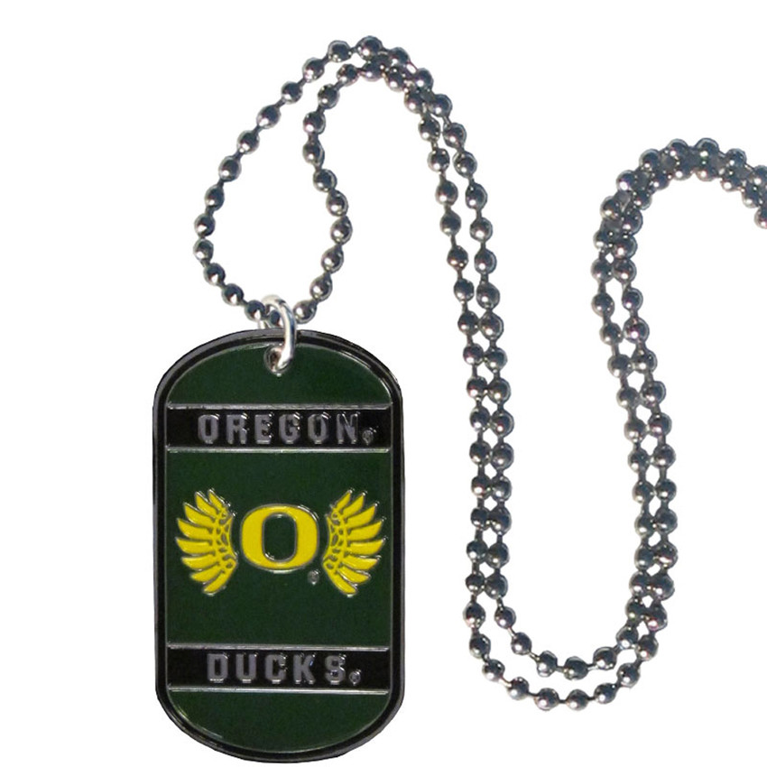 Oregon Ducks Tag Necklace