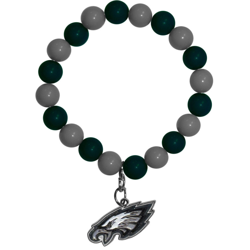 Philadelphia Eagles Fan Bead Bracelet