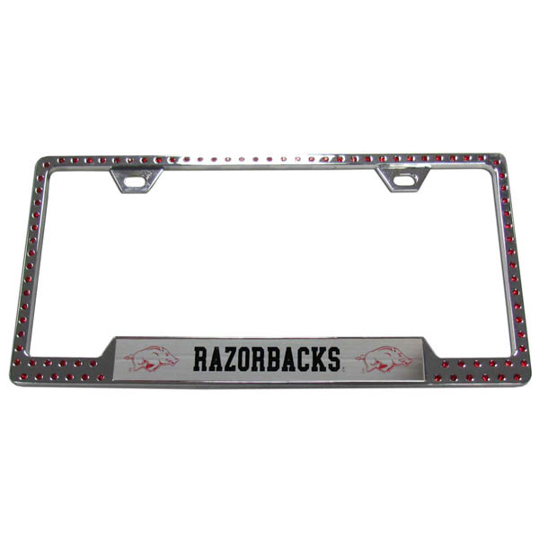 Arkansas Razorbacks Bling Tag Frame