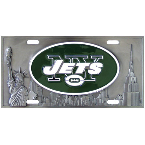 New York Jets Collector's License Plate
