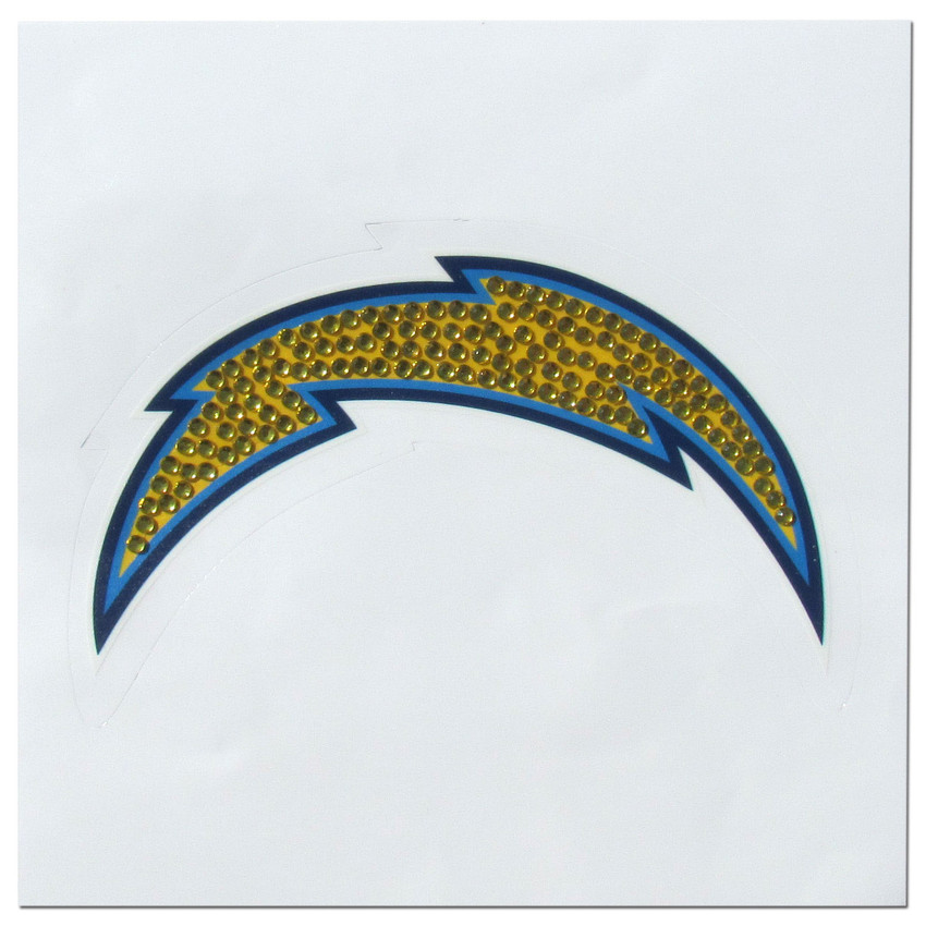 Los Angeles Chargers Vinyl Bling Decal