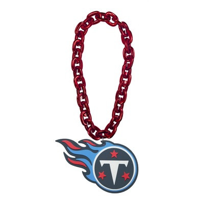 Tennessee Titans Fan Chain Necklace NFL Foam Chain Fan Gear Red
