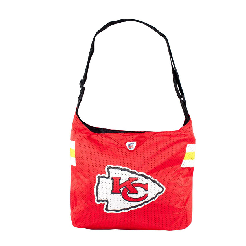 Kansas City Chiefs Team Jersey Tote Bag NFL Fan Tote Travel Game Day Bag