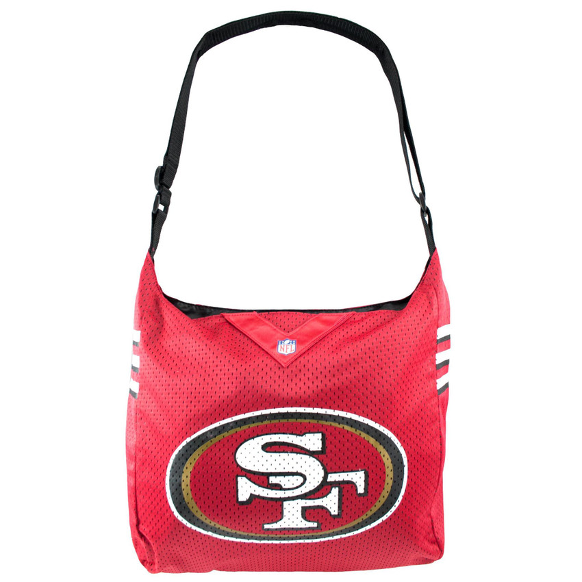 San Francisco 49ers Team Jersey Tote Bag NFL Fan Tote Travel Game Day Bag