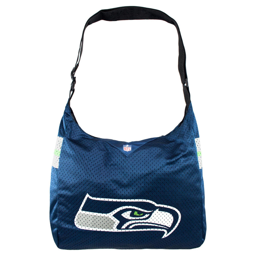 Seattle Seahawks Team Jersey Tote Bag NFL Fan Tote Travel Game Day Bag