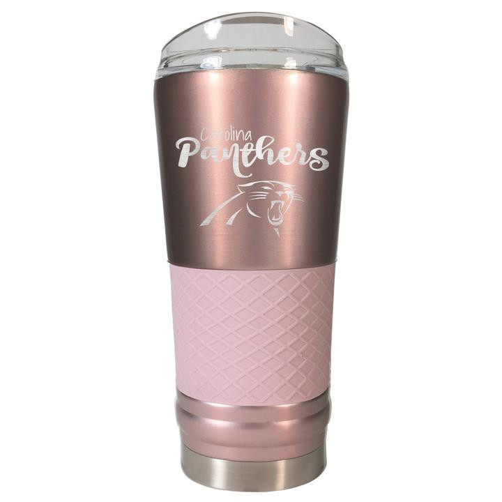 Carolina Panthers 24 Oz. Rose Gold Draft Tumbler