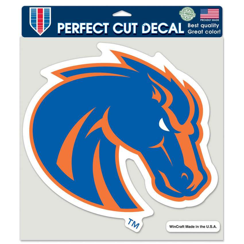 Boise State Broncos Decal 8x8 Die Cut Color