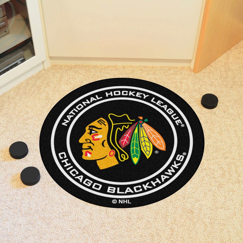 NHL - Chicago Blackhawks Puck Mat 27" diameter
