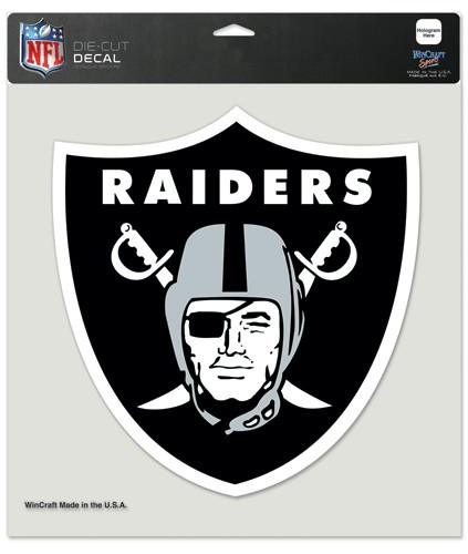 Las Vegas Raiders Decal 12x12 Die Cut Color